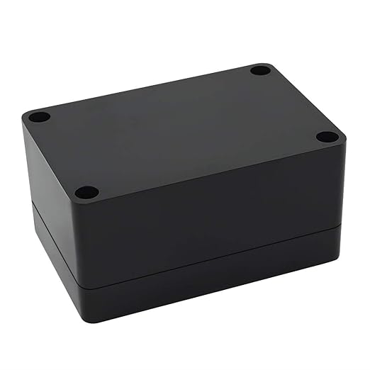 LeMotech Junction Box IP65 Waterproof Project Box Dustproof ABS Plastic Electrical Boxes Universal Enclosure for Electronic Black 3.93x 2.68x 1.97 inch (100 x 68 x 50 mm)(Pack of 1) - Image 5