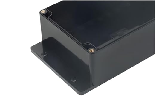Electrical Junction Box IP65 Waterproof ABS Plastic Project Case with Fixed Mounting Ears Black 3.93×2.67×1.97 inch (100 x 68 x50 mm) - Image 4