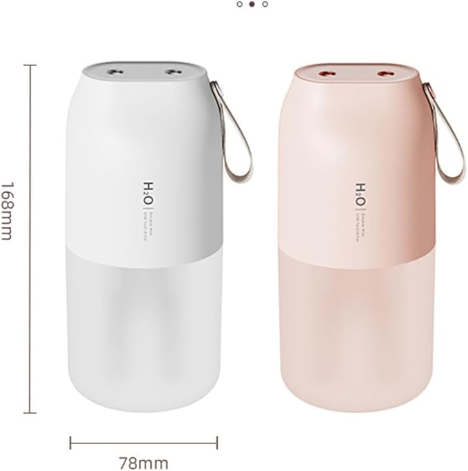 Wireless Air Humidifier Diffuser Rechargeable Double Nozzle Essential Oil Diffuser Mist Maker Humidifier Easy to Use White - Image 7