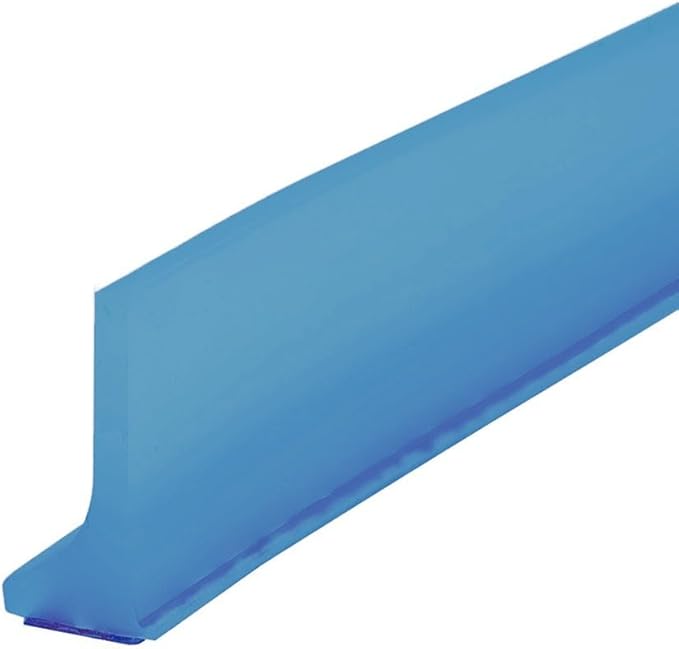Shower Water Retention Strip - Silicone Multi-Color Water Containment - Fits Various Shower Areas for Bathroom Use(Blue 100cm) by Unknown