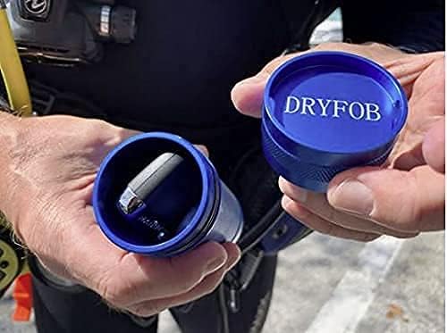 DRYFOB Waterproof PLB or Car Key Container, Case, Holder for Scuba Diving and Watersports, Rugged Aluminum, Rated to 1,200ft (365m) - Image 5