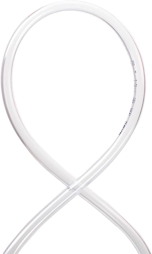 DAVCO 3/16" ID x 50ft Clear Vinyl Tubing, Low Pressure Flexible PVC Tubing, Heavy Duty UV Chemical Resistant Lightweight Plastic Vinyl Hose, BPA Free and Non Toxic - Image 4