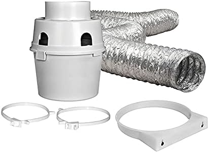 Dundas Jafine TDIDVKZW Indoor Dryer Vent Kit with 4" x 5' Duct - Image 2