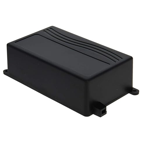Fielect Dustproof Electronic Junction Box Plastic Enclosure Project Box with Ear for Electronic Projects ABS Black, 4.29" x 2.52" x 1.42" - Image 3