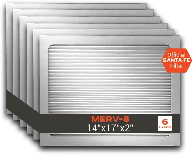 Santa Fe MERV 8 Dehumidifier Filter (14 x 17 x 2) - 6-Pack - Image 2