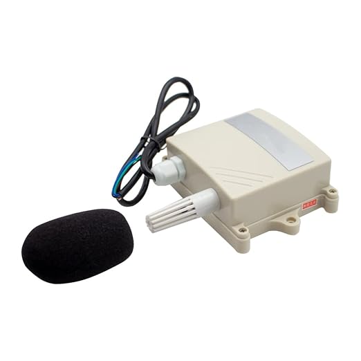 IP65 Noise Meter Sensor, Environmental Noise Online Monitoring Meter Noise Transmitter Decibel Detector Sound Level Meter 30-120DB (Output Signal 4-20mA) - Image 6