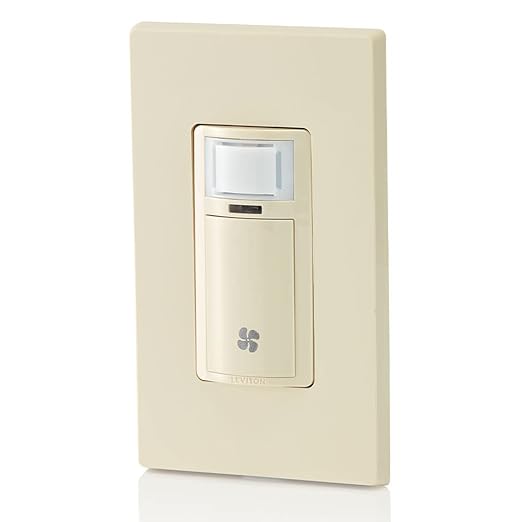 Leviton Humidity Sensor Switch for Bathroom Exhaust Fan, Automate Ventilation, Air Circulation, Moisture Control, ¼ HP, Single Pole, DHS05-1LT, Light Almond - Image 13