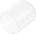 uxcell 20pcs Rubber End Caps Protective Caps 26mm(1 Inch) ID Vinyl PVC Round Tube Bolt Cap Cover Screw Thread Protectors, Clear by uxcell