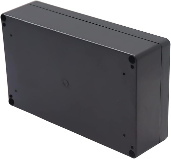 Project Box IP65 Waterproof Junction Box ABS Plastic Black Electrical Boxes DIY Electronic Project Case Power Enclosure 7.87x4.72x2.2 inch (200x120x56 mm) - Image 7