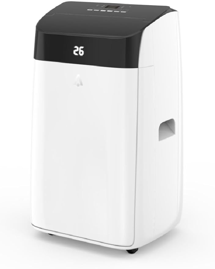 GAOMON 14000 BTU Portable Air Conditioners With Remote Control,3-In-1 Free Standing Cooling AC Unit With Fan & Dehumidifier,Smart/Sleep Mode,3 Speed,Auto Swing,Large Room,Office,Garage,Black Lid by GAOMON