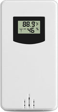 Digital Indoor Outdoor Wireless Remote Sensor, Temperature and Humidity Meters, Sutible for Weather Station with Rain Gauge (3378R) by BIUWING