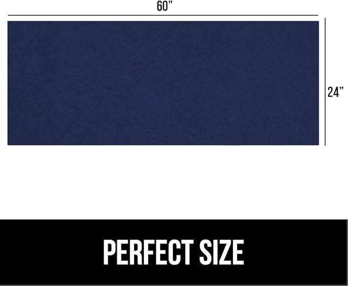 GORILLA GRIP LeakGuard Non-Adhesive Under Sink Mat for Kitchen Cabinet, 24x60, Waterproof Quick Dry Shelf Liner, Durable Absorbent Felt Mats for Bathroom Sinks, Cabinets, Dresser, Easy to Trim, Navy - Image 7
