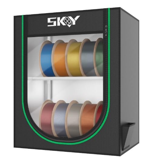 3D Printer 10 roll Pack Storage Box, 3D Printing Filament Storage Rack Dustproof and Waterproof Box for Storage and Easy to Store by Lutyr