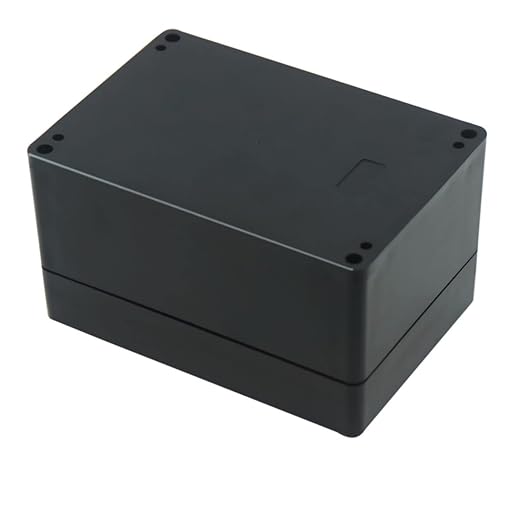 Junction Box, Zulkit Project Box IP65 Waterproof Outdoor Box ABS Plastic Electrical Boxes Electronic Enclosure Black 6.3 x 4.3 x 3.5 inch(160 x 110 x 90 mm)(Pack of 1) - Image 3