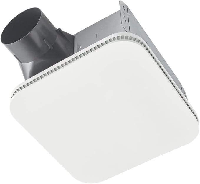 Broan-NuTone Bathroom Exhaust Fan – Easy Retrofit Without Attic Access, Ultra-Quiet 1 Sones, 110 CFM, ENERGY STAR Certified, Made in USA, Moisture & Odor Control with Easy-Clean Grille by Broan-NuTone