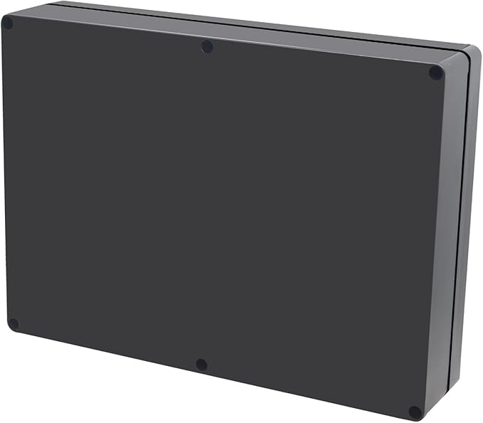 Project Box IP65 Waterproof Junction Box ABS Plastic Black Electrical Boxes DIY Electronic Project Case Power Enclosure 11.42x8.27x2.48 inch (290 x 210 x63 mm) - Image 5