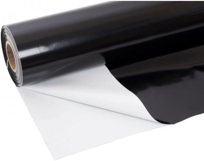 Vapor Barrier Supply - Black/White Plastic Sheeting - 20 mil - Dura Smooth, Thick Plastic Sheeting, Drop Cloth, Vapor Barrier Covering for Crawl Space, Low Density Polyethylene (12' x 75'), VBSDS20 by FarmPlasticSupply