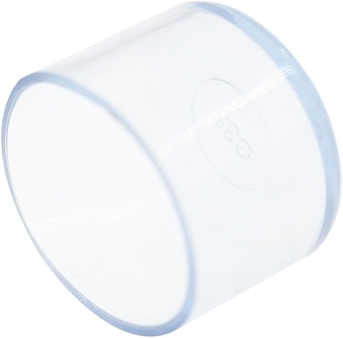 Round Chair Leg Caps,PVC Furniture Feet Covers,TTZEZE Transparent Round Floor Protectors,Clear Table Feet Covers Preventing Plastic Chair Leg Covers Scratches and Noise 35mm/1.38'', 24 - Image 3