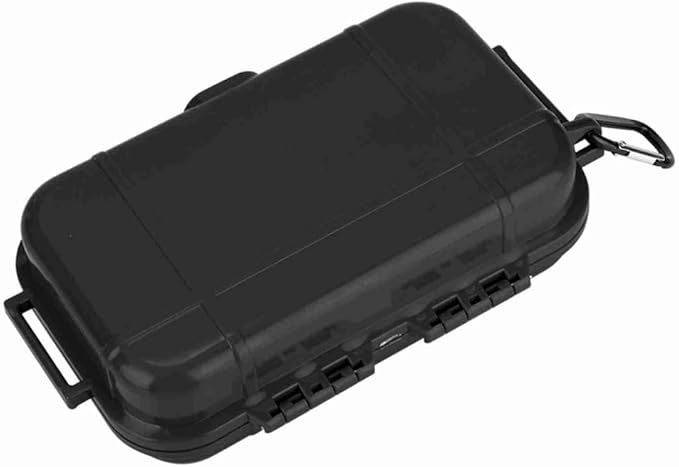 Water proof Dry Box, ABS/PC Shockproof Storage Case for Marine Fishfinder & Outdoor Water Sports,19x12x5cm(Black) - Image 3