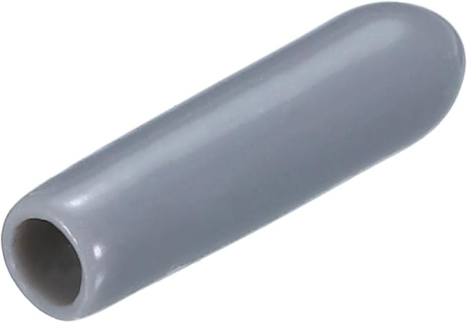 uxcell 20pcs Rubber End Caps 3mm(1/8") ID Vinyl PVC Round Tube Bolt Cap Cover Screw Thread Protectors Grey by uxcell