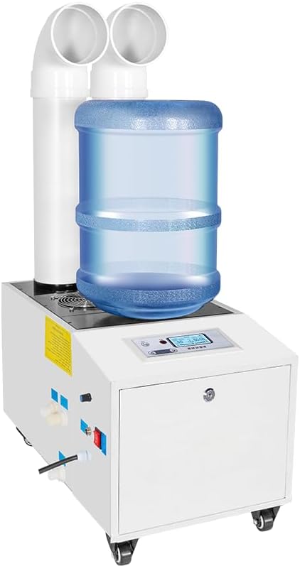 Ultrasonic Industrial Agricultural Humidifer 14L/H (3.70Gal/H) Stainless Steel Smart Commercial Humidifier Large Volume Automatic Mist Cooling Sprayer Airflow for Warehouse Greenhouse Garden by Yimistnnts