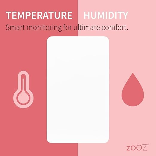 Zooz 800 Series Z-Wave Long Range Temperature | Humidity XS Sensor ZSE44 800LR. Hub Required (Sold Separately). Compatible with Z-Box, SmartThings, Hubitat, and Home Assistant (Z-Wave JS). - Image 2