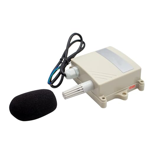 IP65 Noise Meter Sensor, Environmental Noise Online Monitoring Meter Noise Transmitter Decibel Detector Sound Level Meter 30-120DB (Output Signal 0-10V) - Image 6