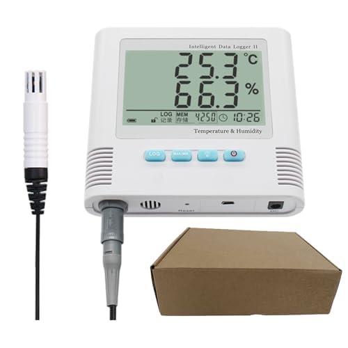 Digital Temperature Humidity Data Logger Recorder GSM Thermo Hygrometer Monitor with Temperature Range -40 to +85℃ Temperature Accuracy ±0.5℃ Humidity Accuracy ±5% RH 3 Meters Cable - Image 8