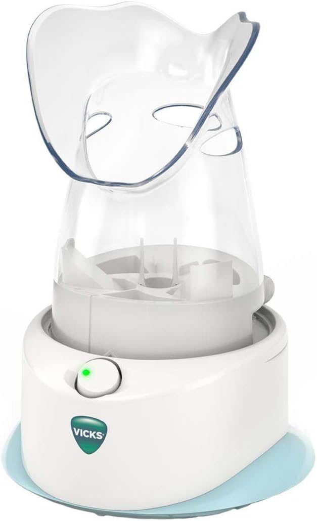 Vicks Personal Steam Inhaler for Targeted, Natural Steam Relief for Allergies, Congestion, Cough & Colds, and Sinus Irritation, Use with VapoPads - 1 Included - Image 5