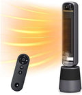 Zynkez 2-in-1 Space Heater with Humidifier, Heater and Fan Combo with 1.75L Water Tank, Thermostat Control, Dual-Motor Fan, 150° Oscillation, 35.5" Indoor Heater for Large Room Use Bedroom & Office by Zynkez