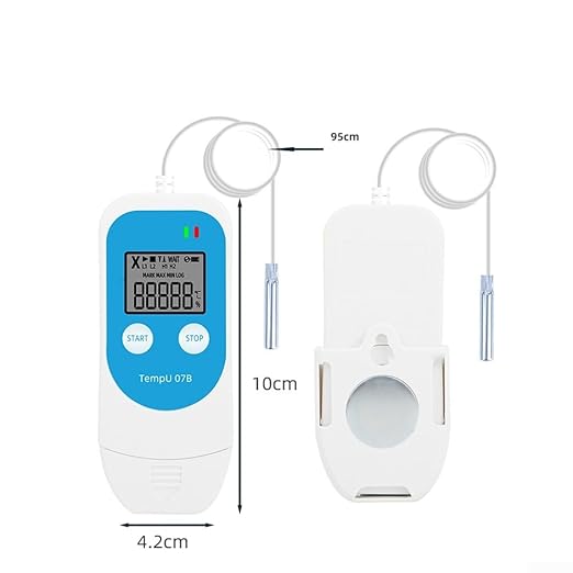 Temperature And Humidity Data Logger With LCD Screen USB Connectivity For Cold Chain Transport Storage Monitoring And Real Time Environmental Tracking In Refrigerated Containers Trucks Boxes - Image 2