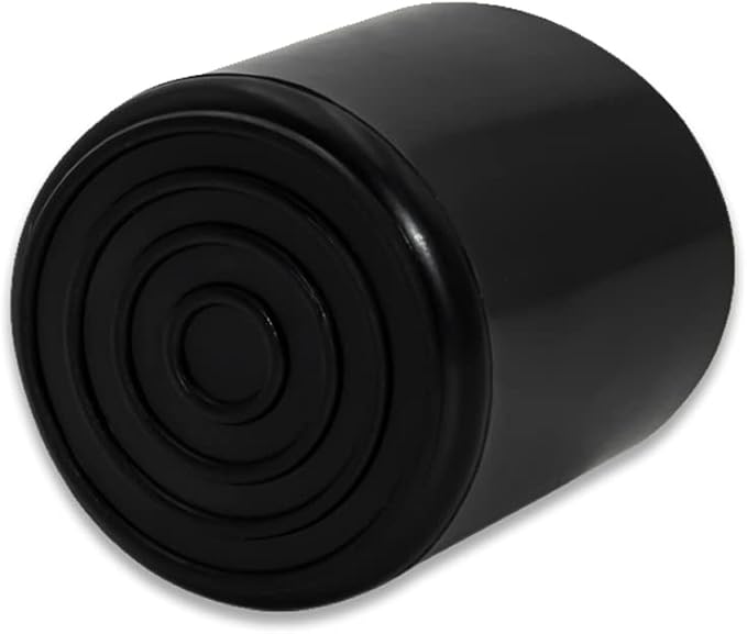 Flyshop 1-3/8", 35 mm, Patio Round Chair Leg Caps, Furniture Table Feet Covers Floor Protectors, Flexible Anti-Scratch PVC Legs Tips, 8 Pack, Black - Image 4