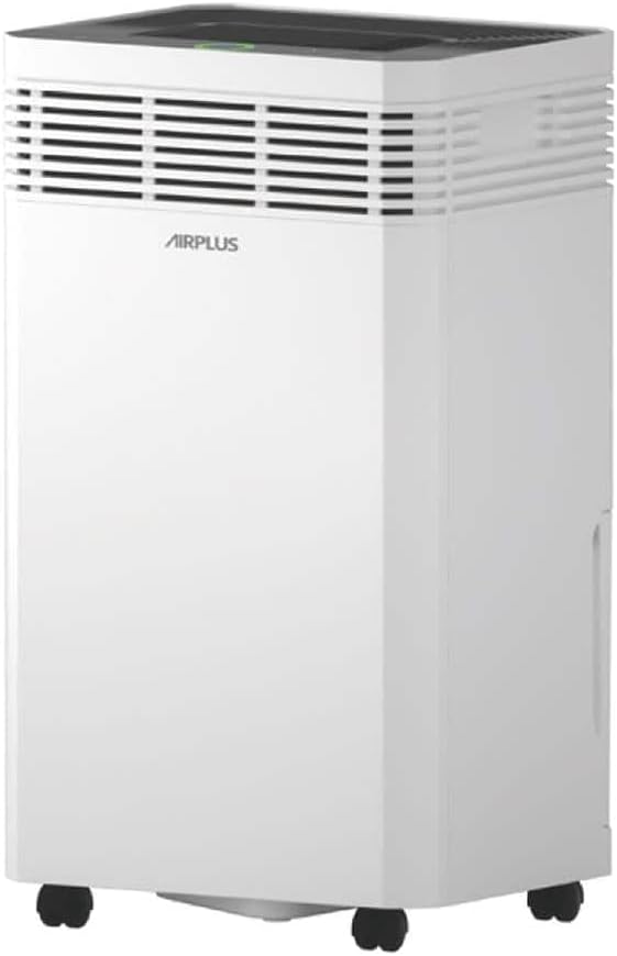 AIRPLUS 6000 Sq. Ft Dehumidifiers for Home, 135 Pints Dehumidifier for Basement with Drain Hose, Continuous Drainage, Intelligent Humidistat, Dehumidifier for bathroom, bedroom, Large Room by AIRPLUS