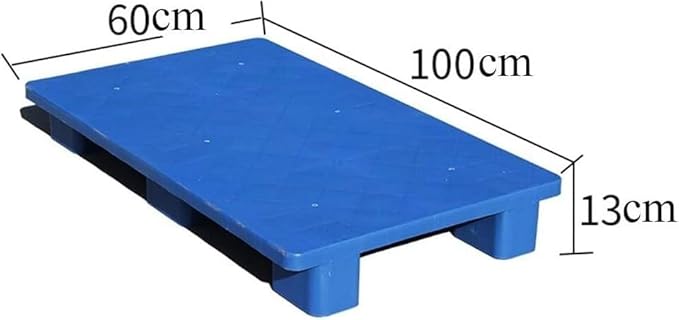 LNNW Plastic Pallet, Warehouse Moisture Barrier, Sturdy Supermarket Shelves, Outdoor Storage Floor Pallets for Garage Supermarket Basement(100x60x13cm) - Image 2