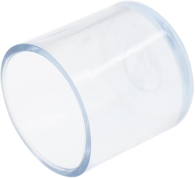 Round Chair Leg Caps,PVC Furniture Feet Covers,TTZEZE Transparent Round Floor Protectors,Clear Table Feet Covers Preventing Plastic Chair Leg Covers Scratches and Noise 25mm/0.98'', 24 - Image 3