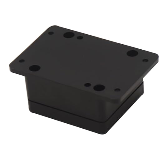 Zulkit Junction Box ABS Plastic Dustproof Waterproof IP65 Universal Electrical Boxes Project Enclosure with Fixed Ear Black 2.48" x 2.28" x 1.38"(Pack of 2) - Image 3