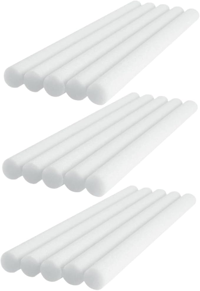 15Pcs Aroma Diffuser Sticks Cotton Aroma Sticks for Essential Oil Diffusers for Home Bathroom Spa and Meditation Decor by FUNOMOCYA