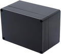 Project Box IP65 Waterproof Junction Box ABS Plastic Black Electrical Boxes DIY Electronic Project Case Power Enclosure 6.3x4.33x3.54 inch (160x110x90 mm) by Otdorpatio