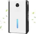 Dehumidifier for 1076 sq.ft,Quiet Portable Moisture Absorber with Auto Shut Off,Auto Defrost,72 OZ Water Tank,Drain Hose,7 Color LED Light,Sleep Mode for Basement Home Bedroom Bathroom RV by Unknown