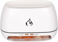 Multi-Colour Flame Humidifier Aromatherapy Diffuser, 7-Colour Flame Humidifier with Realistic Flame Effect, Suitable for Meditation, Yoga, Study, Bathroom and Spa Enthusiasts (White) by Unknown