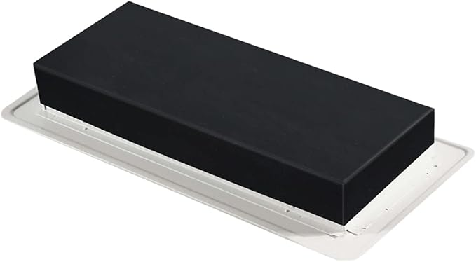 Buzzlett 4-Pack Complete Airflow Seal Rubber Vent Cover for Floor, Wall & Ceiling Vents, Home & RV Air Registers, 4 x 10 by Unknown