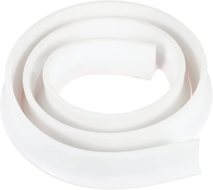 LIFKOME 2m Bathroom Strip Kitchen Desktop Strip Shower Water Blocker Edge Guard Soft Hands Easy to Install by LIFKOME