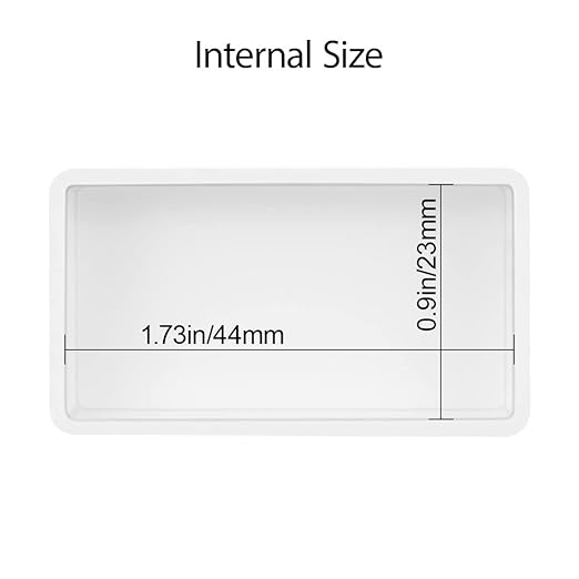 LeMotech Project Box 10 Pieces ABS Plastic Electrical Project Case Small Junction Box for Electronics White 1.97 x 1.10 x 0.59 inch (50 x 28 x 15 mm) - Image 5