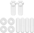 Eco-Friendly Pet Food Desiccant - 100% Natural Clay Dehumidifying Sticks, 3-Size Bundle for Large/Small Storage Bins, Odorless Moisture Traps (disc model + long strip model + cat claw stick model) by Unknown