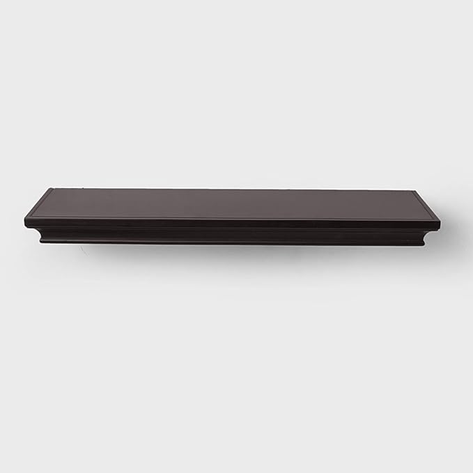 AHDECOR Floating Shelves Wall Mounted, Deeper Wall Storage Shelf for Home Décor, Super Sturdy, Easy to Install, 24” Wide, 7.75” Deep, Espresso Brown - Image 7
