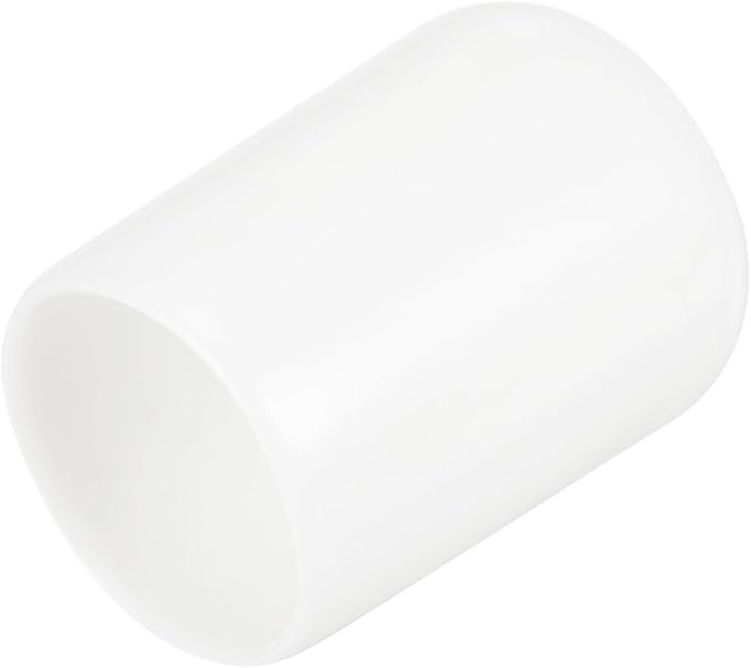 uxcell 20pcs Rubber End Caps 13.5mm ID Vinyl Round Tube Bolt Cap Cover Thread Protectors White by uxcell