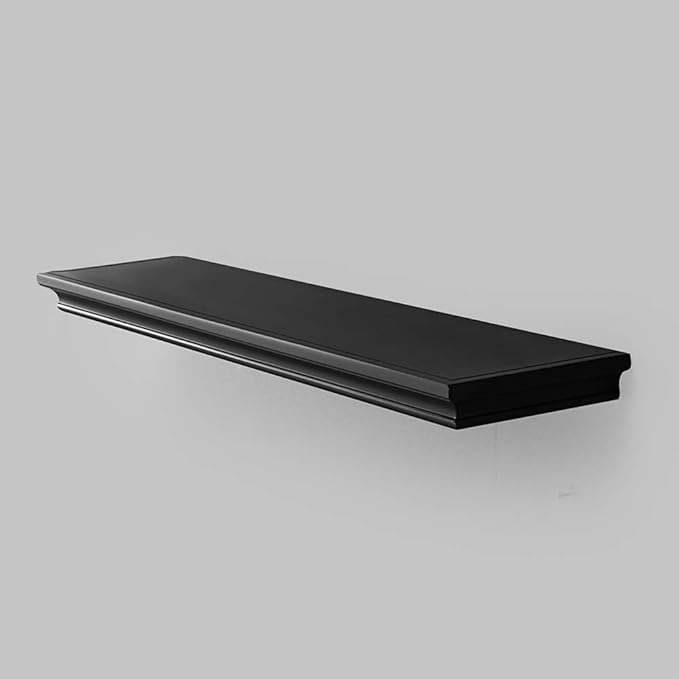 AHDECOR Floating Shelves Wall Mounted, Deeper Wall Storage Shelf for Home Décor, Super Sturdy, Easy to Install, Black, 36" Wide, 7.75" - Image 7