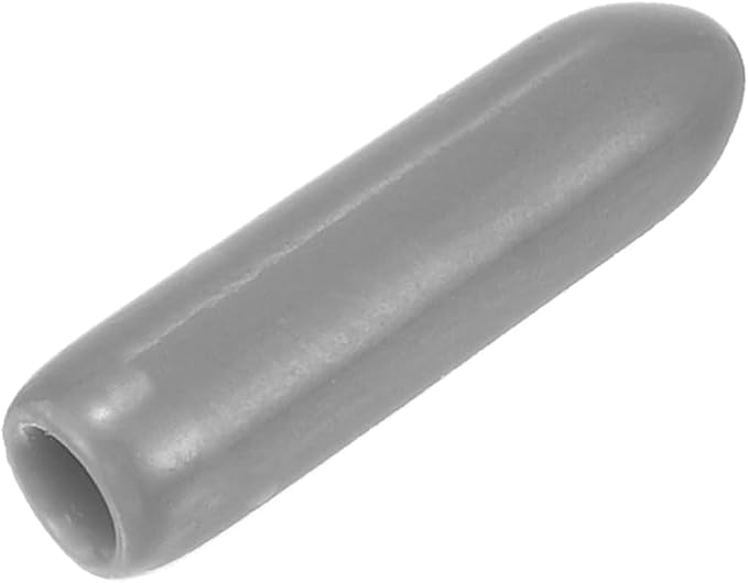 uxcell 20pcs Rubber End Caps Protective Caps 2.5mm ID Vinyl PVC Round Tube Bolt Cap Cover Screw Thread Protectors, Light Grey by uxcell