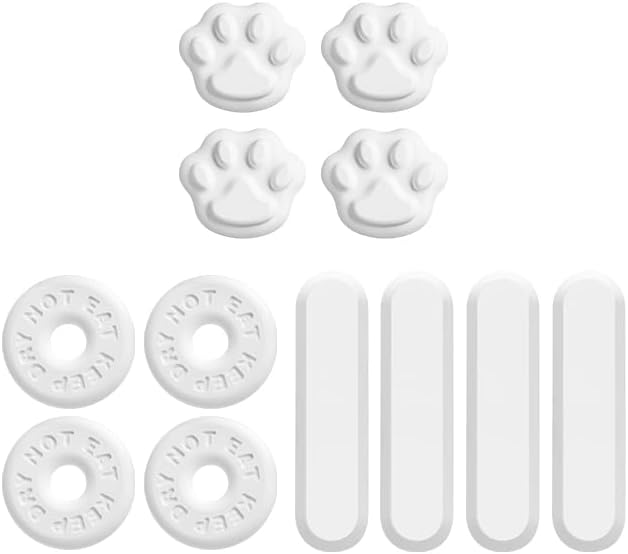 Pet Food Drying Blocks for Pet Food - Keep Cat & Dog Food Fresh, Moisture - Proof Sealing Solution (disc model + long strip model + cat paw model) by Unknown