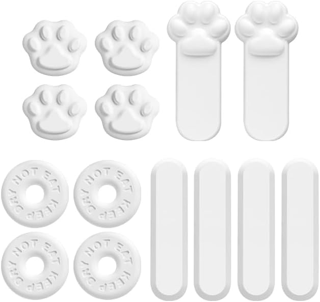 Pet Food Drying Blocks for Pet Food - Keep Cat & Dog Food Fresh, Moisture - Proof Sealing Solution (1 set of each of the four styles) by Unknown